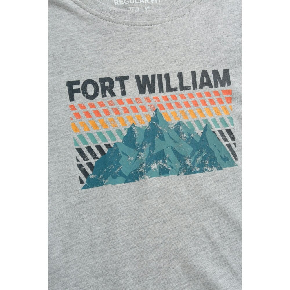 Mountain Warehouse Women´s Fort William Tree Ring Cotton Lightweight Regular T-Shirt - Grey