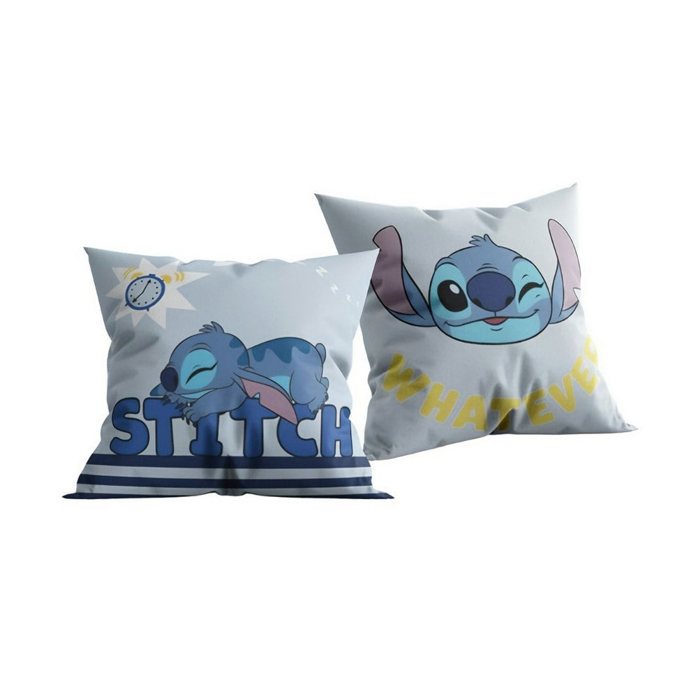 Lilo & Stitch Clock Filled Cushion - Blue/Multicoloured