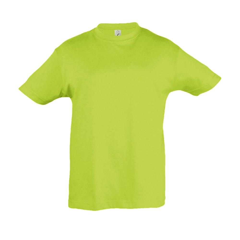 SOLS Kids Regent Short Sleeve T-Shirt - Apple Green - Apple Green - 100% Cotton