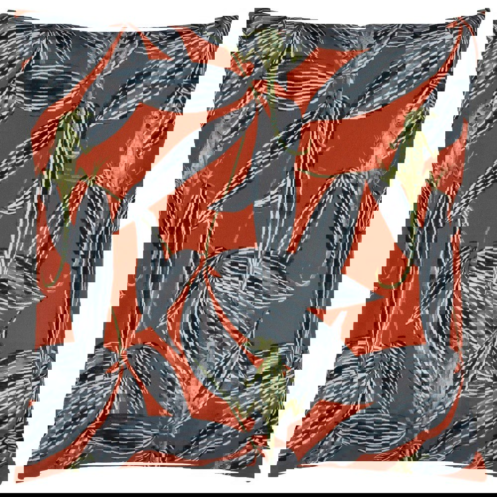 Wylder Ebon Wilds Zuri Printed Outdoor Cushion Cover - Cinnamon