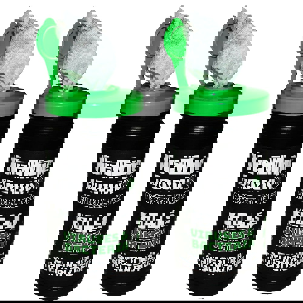 1 Tube (100 Wipes) Quick Action Everyday Cleaning Disinfectant Wipes