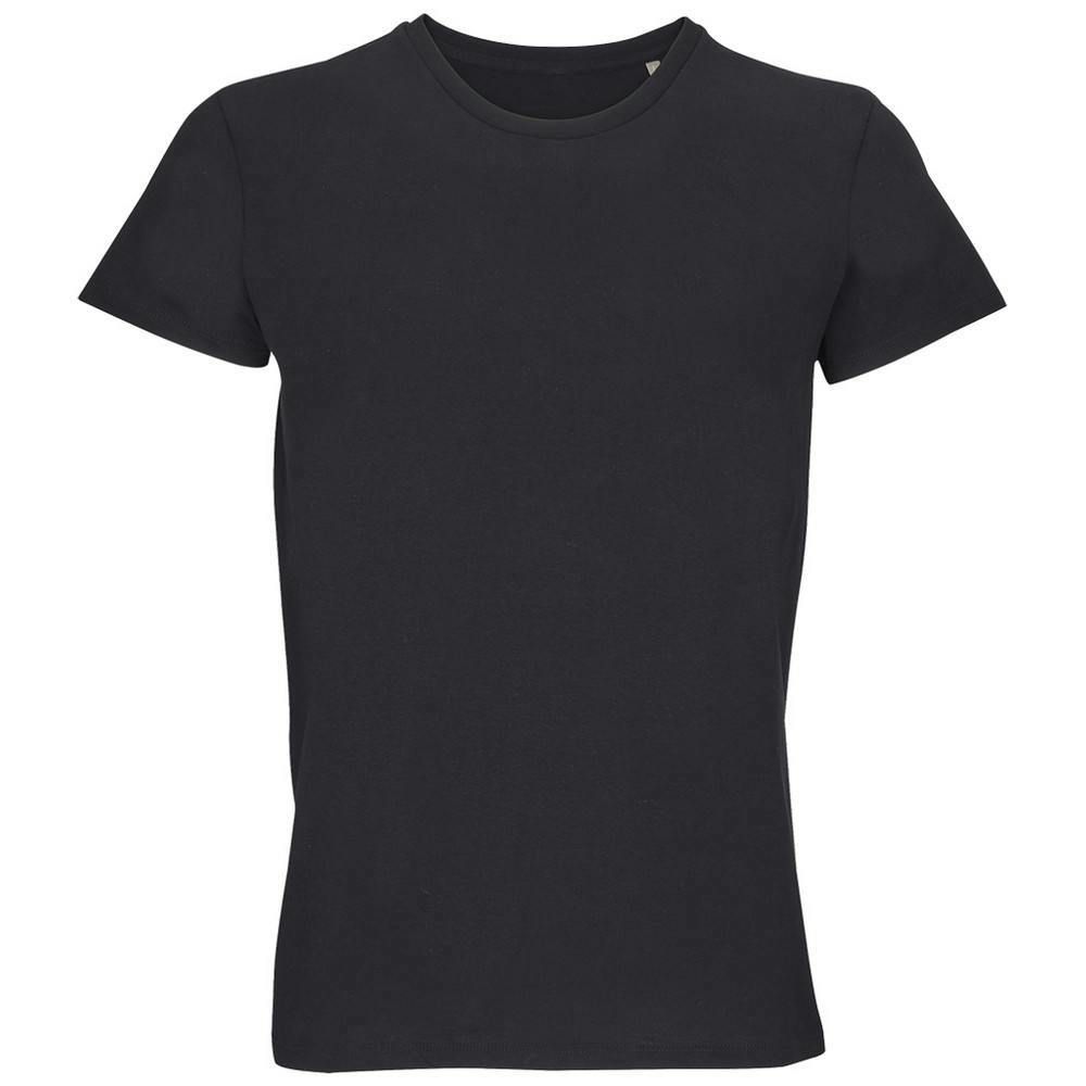 SOLS Unisex Adult Crusader Recycled T-Shirt - Deep Black - Deep Black - 50% Recycled Cotton/50% Cotton