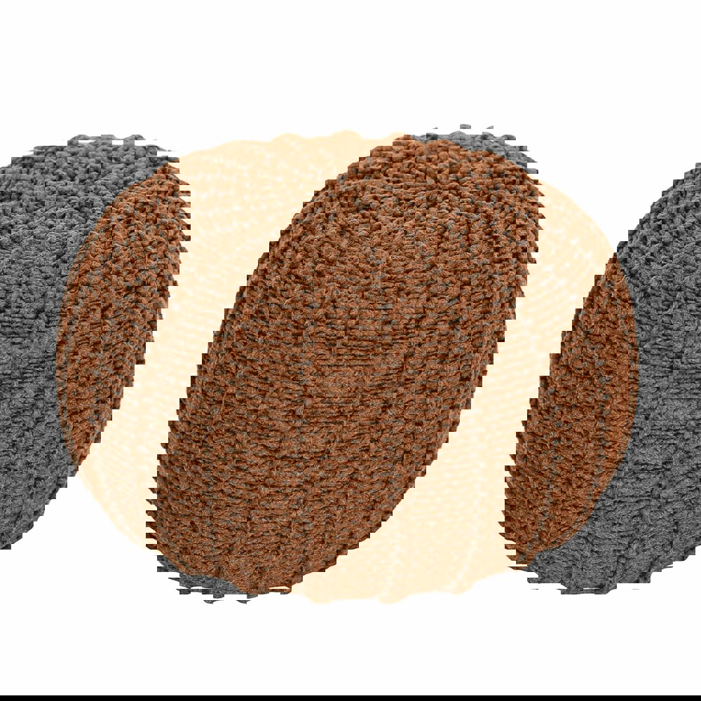 Zuri House Knitted pouffe, Small | CINNAMON