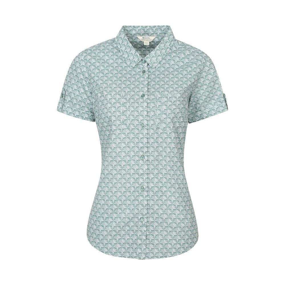 Mountain Warehouse Women's Coconut Tree Short-Sleeved Shirt - Light Khaki
