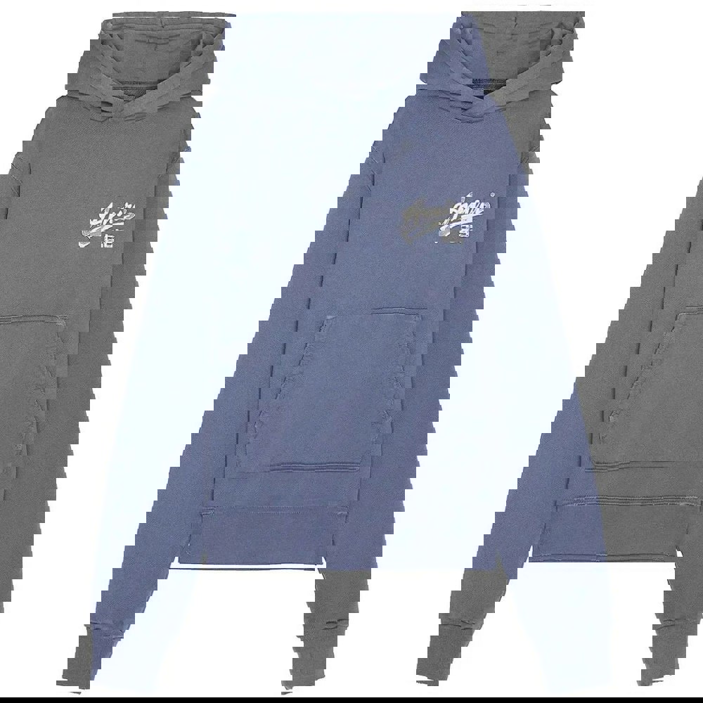 Amiri 22 Logo Blue Hoodie S