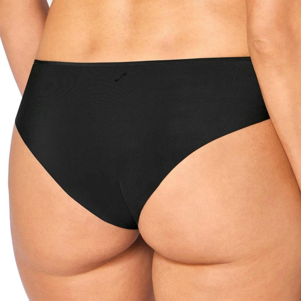 Sloggi S ZERO Feel Signature Low Rise Cheeky Brief, Black