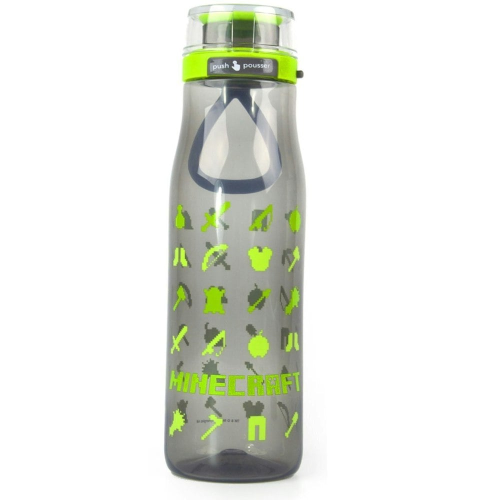 Minecraft Resources Kiona Sports Bottle - Grey/Green
