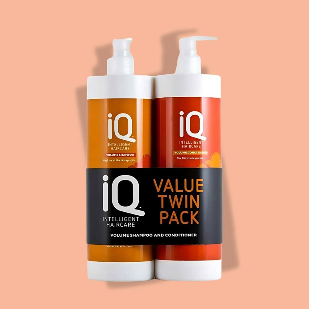 IQ Intelligent Haircare IQ Volume Shampoo & Conditioner Twin Pack - 1 Litre