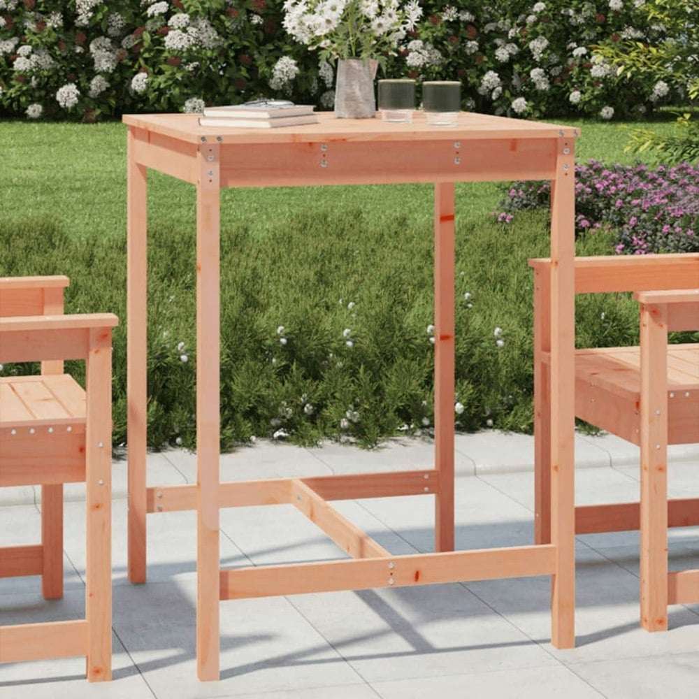 Berkfield Garden Table 82.5x82.5x110 cm Solid Wood Douglas