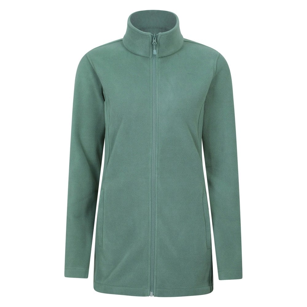 Mountain Warehouse Women's Longline Fleece Jacket - Khaki Green