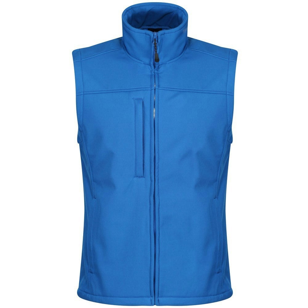 Regatta Mens Flux Softshell Bodywarmer / Sleeveless Jacket Water Repellent And Wind Resistant - Oxford Blue