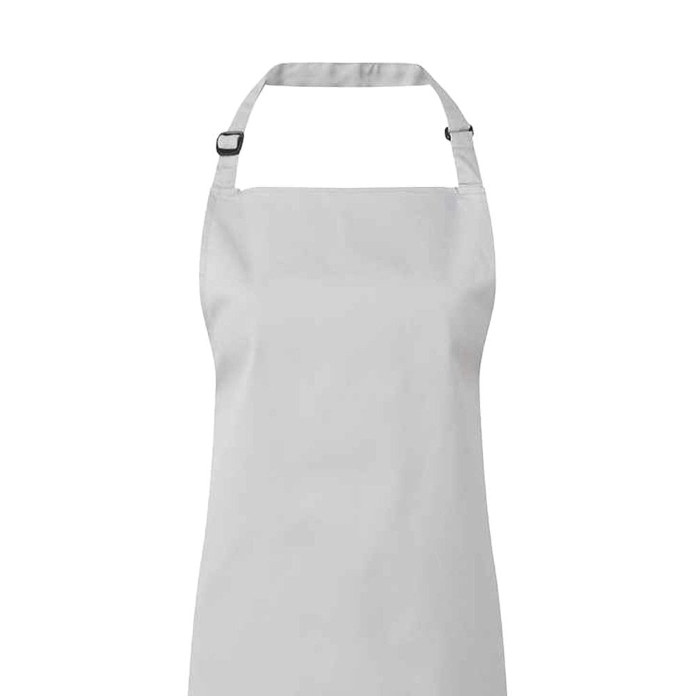 Premier Unisex Adult Colours Full Apron - Silver