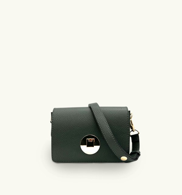 Apatchy London Racing Green Newbury crossbody bag