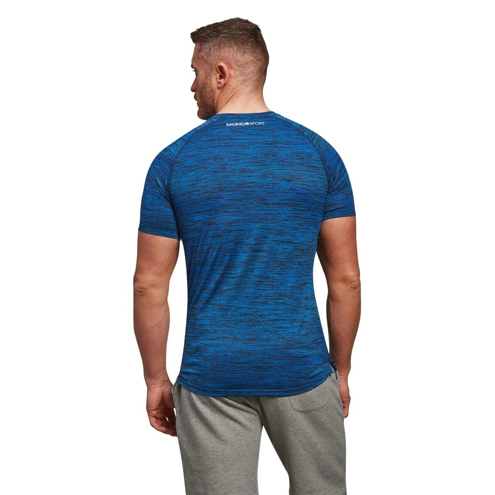 Raging Bull Mens Performance T-Shirt - Cobalt Blue