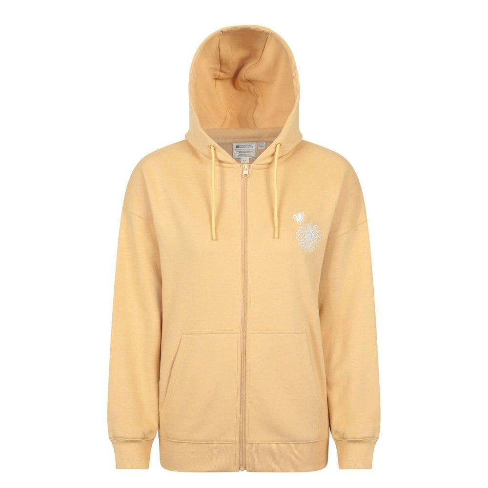 Mountain Warehouse Women's Embroidered Sunflower Embroidered Hoodie - Mustard