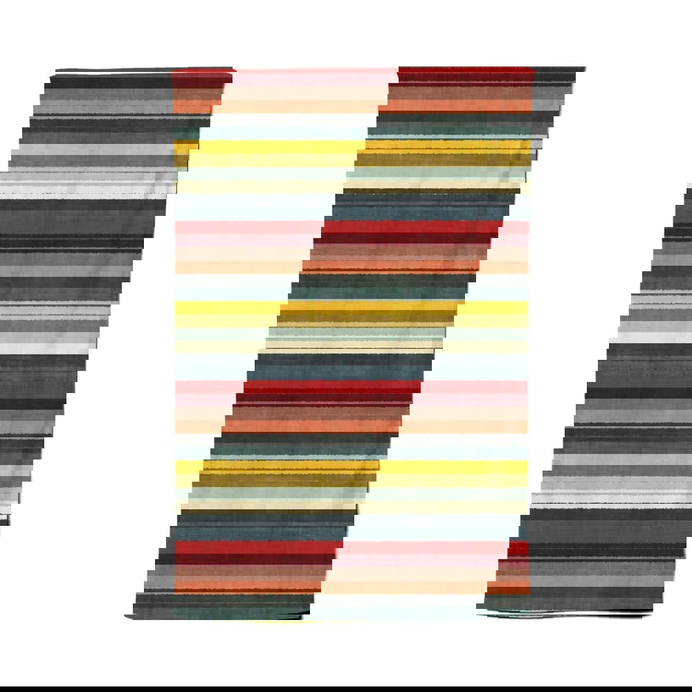 Warren Reed Multicolour Striped Brish Pattern Tea Towel