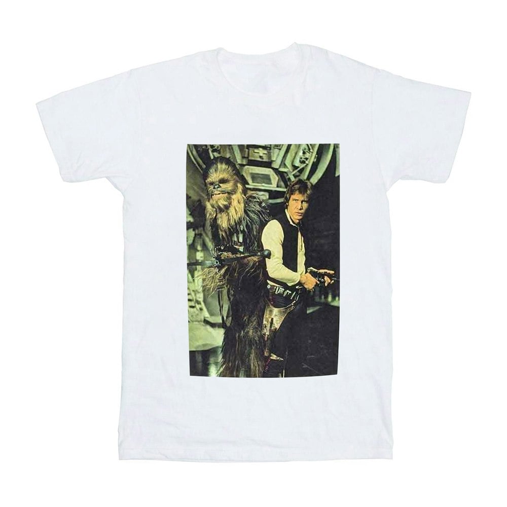 Star Wars Unisex Adult Chewbacca Stare T-Shirt - White