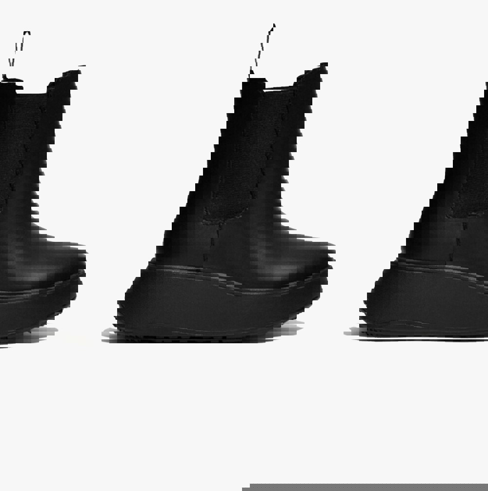 FitFlop F-MODE Womens Chelsea Boots All Black