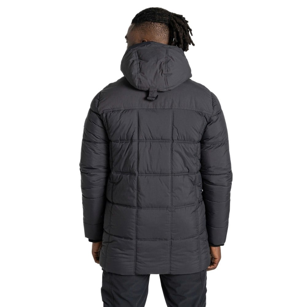Craghoppers Mens Insulated Hooded Jacket - Dark Iron
