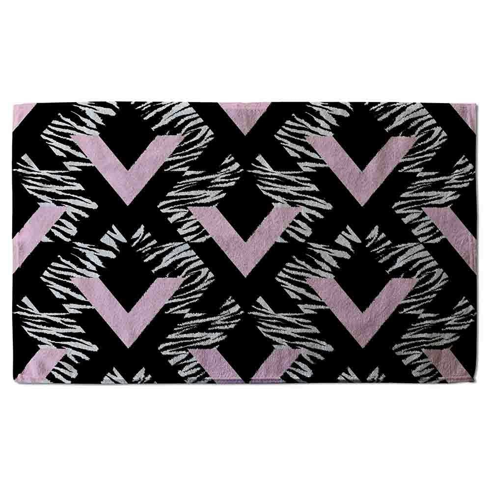 Benjamin Tate Design Geometric Animal Print (Bath Towel)