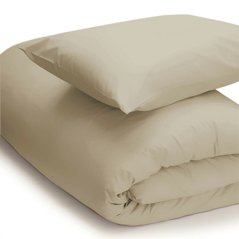 Belledorm Easycare Percale Duvet Cover - Mushroom