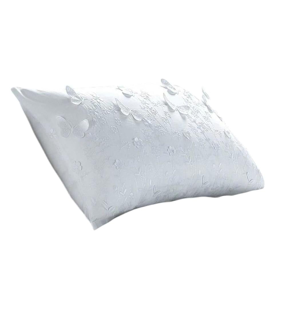 Papillon White 30x50cm Boudoir Filled Cushion