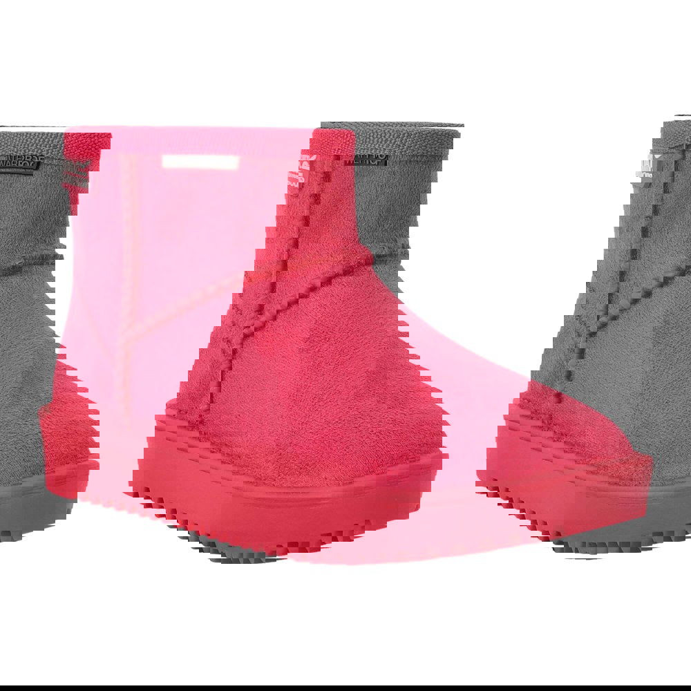 Regatta Childrens/Kids Risely Faux Fur Lined Waterproof Snow Boots - Pink Potion
