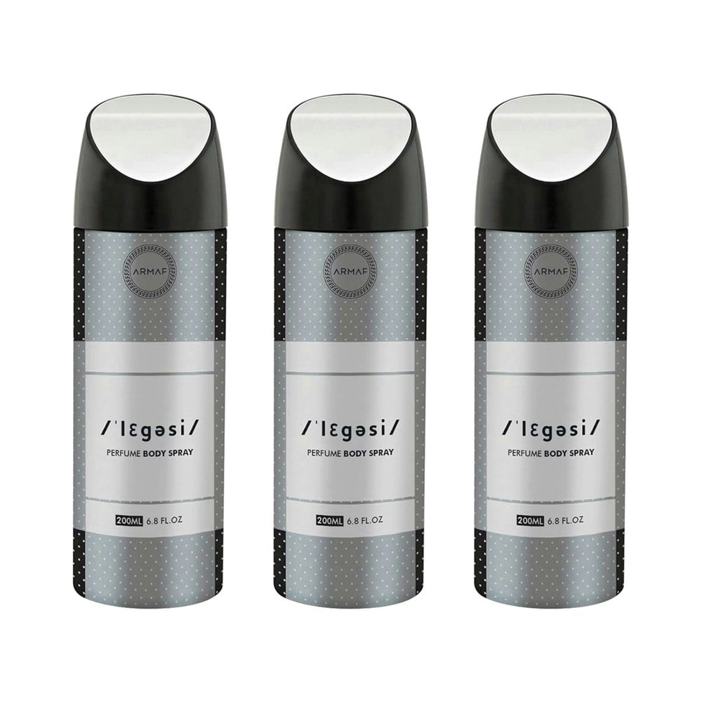 ARMAF Legasi For Men Body Spray 200ml, Pack of 3