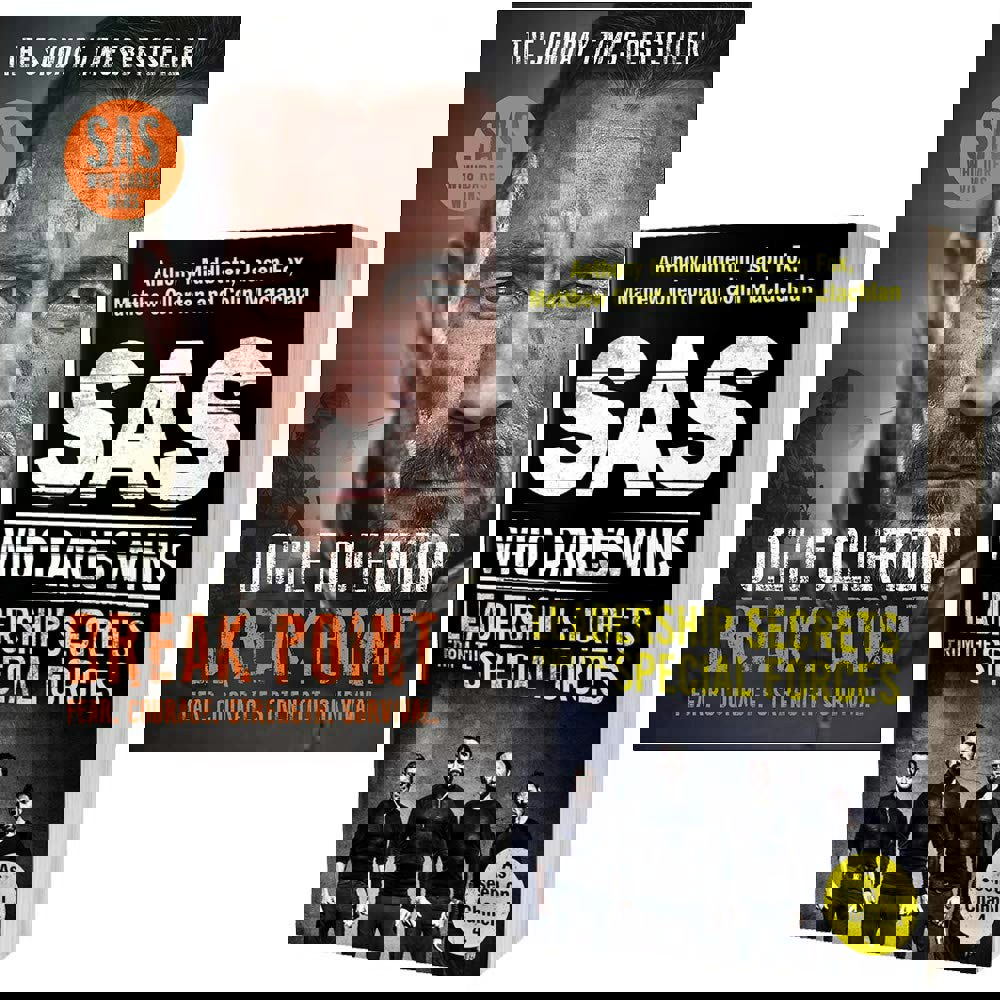 BLINK Publishing Break Point By Ollie Ollerton & SAS Who Dares Wins By Anthony Middleton