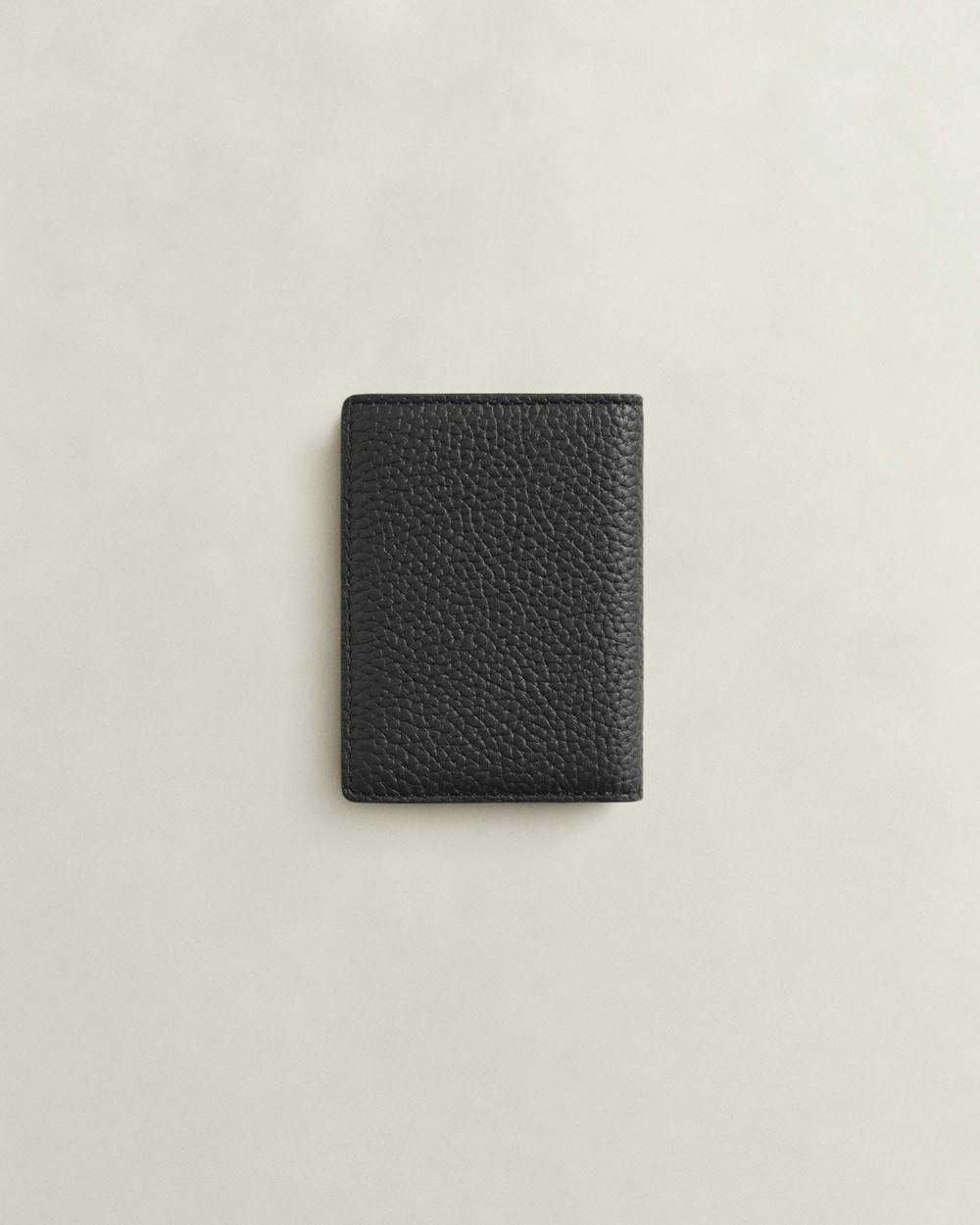 GANT Mens Leather Bifold Card Holder - 5 Black