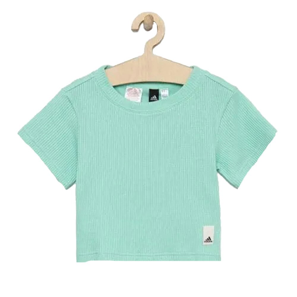 Adidas Childrens/Kids Lounge Waffle T-Shirt - Mint