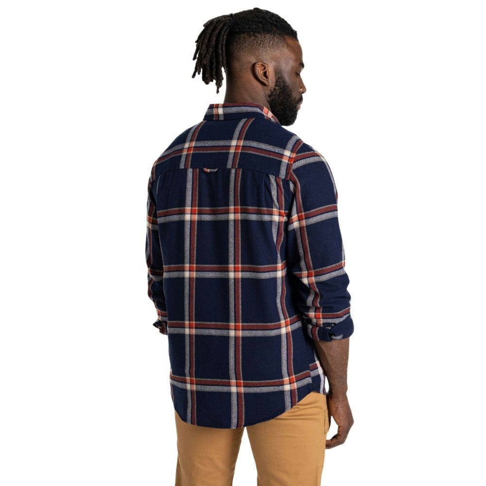 Craghoppers Mens Gage Long-Sleeved Shirt - Blue Navy