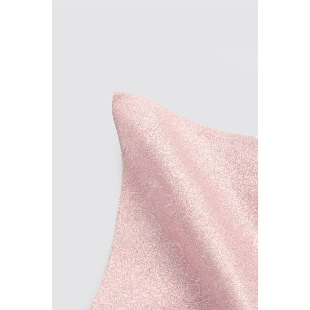 Antique Rogue Pink Paisley Pocket Square