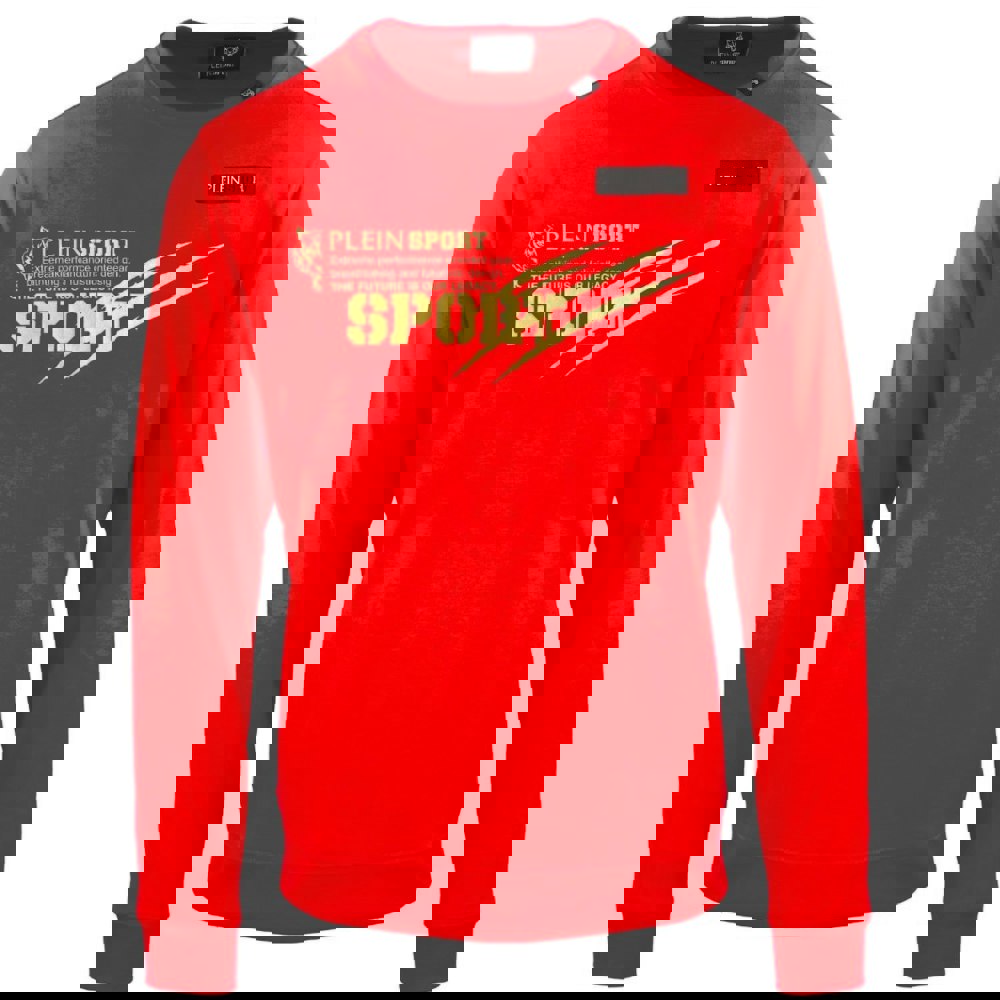 Plein Sport The Future Is Our Legacy Red Jumper S