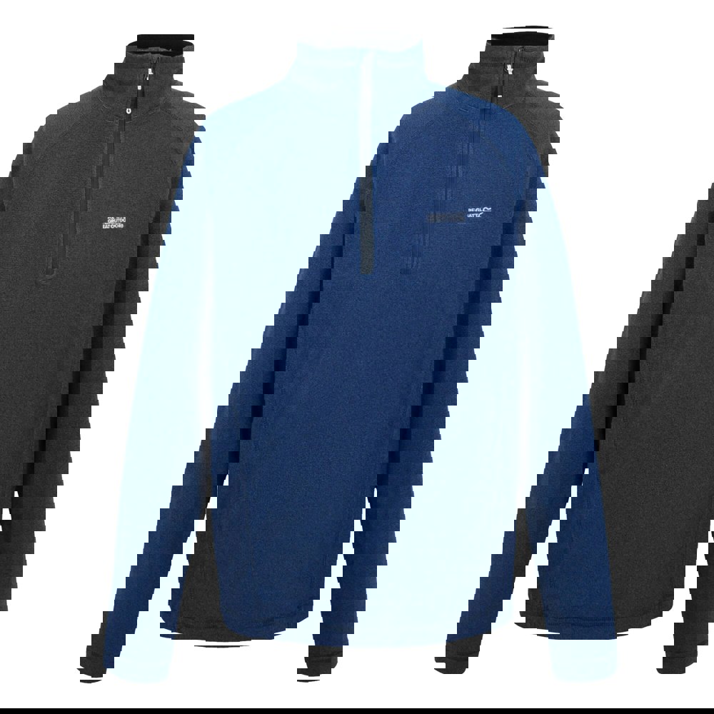 Regatta Great Outdoors Mens Montes Funnel Neck Fleece Jumper - Olympian Blue/Navy
