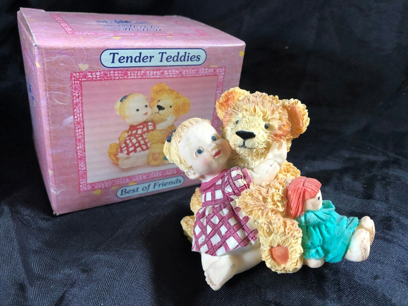 Leonardo Tender Teddies Collection Figurine ~ Best Friends