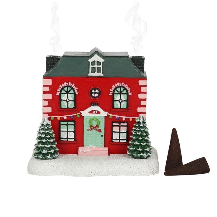 Serano Christmas House Incense Cone Burner