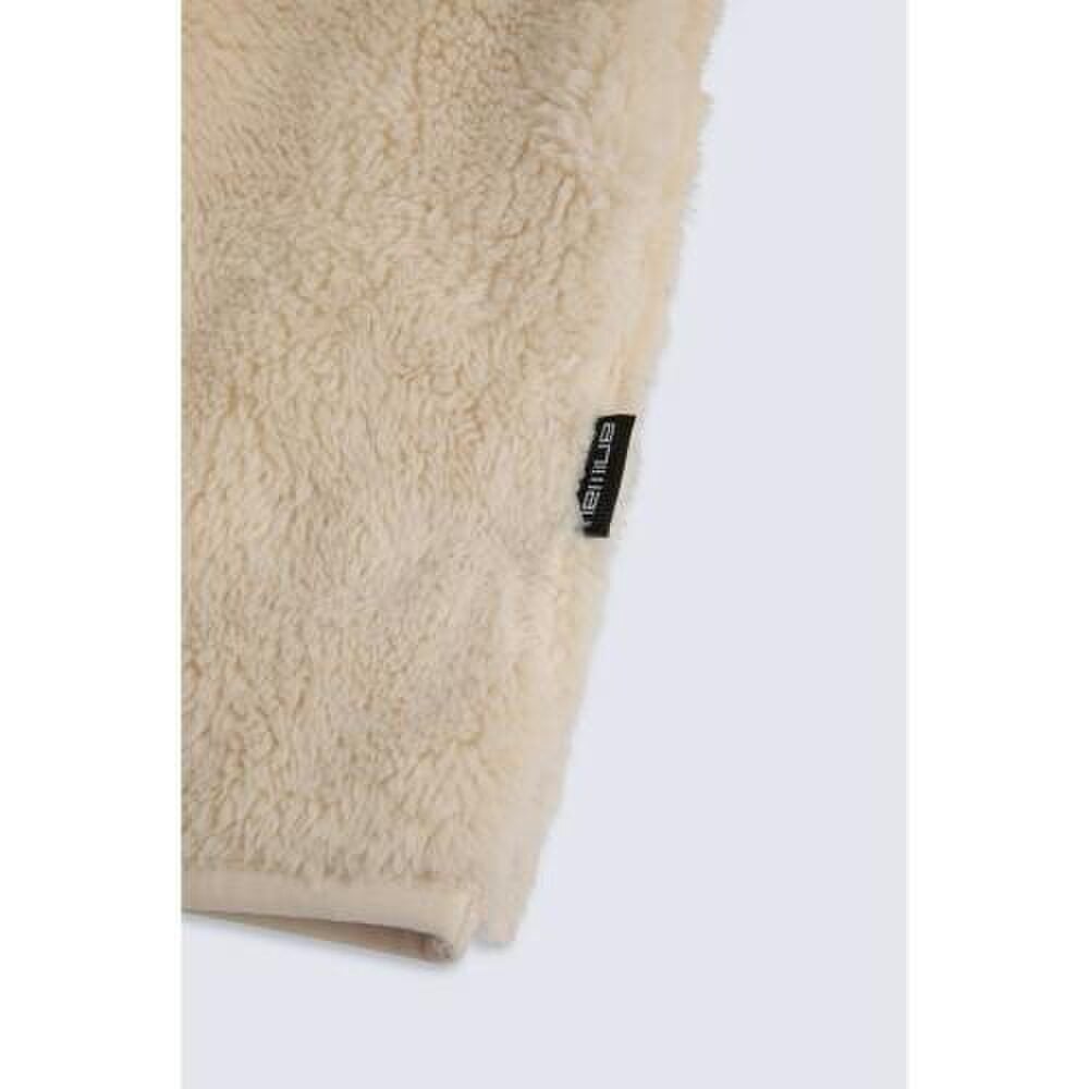 Animal Kids Teddy Half-Zip Fleece - Beige