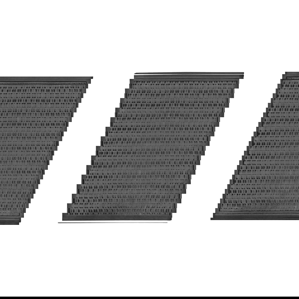 Oseasons Dot Small Sanitizing Doormat in Black
