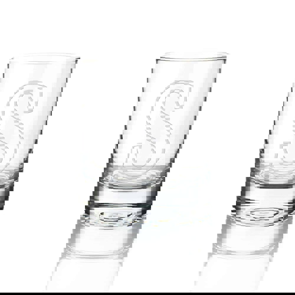 Diamante Initial S Whisky Tumbler - Single Glass