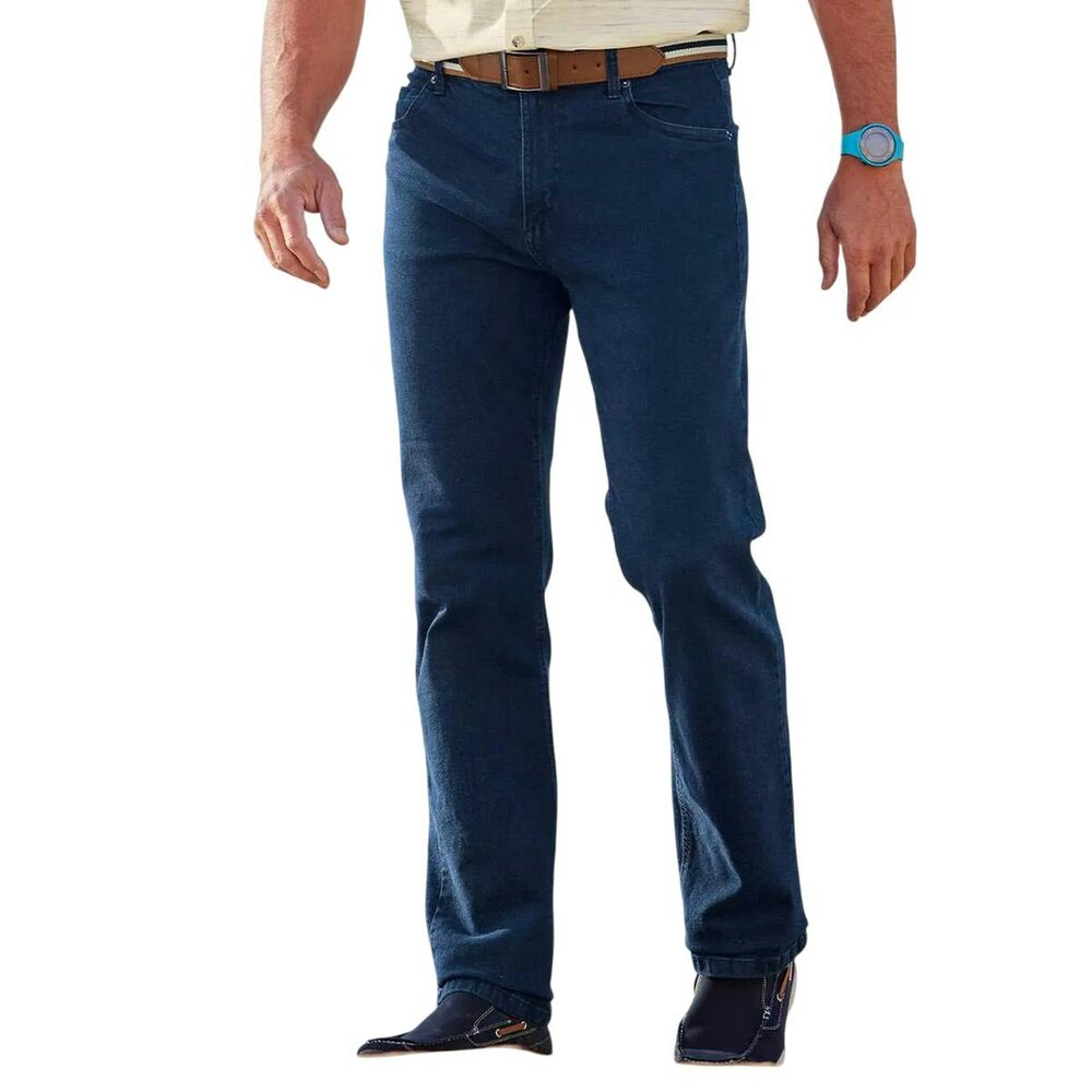 Atlas For Men Mens Straight Cut Jeans - Dark Blue