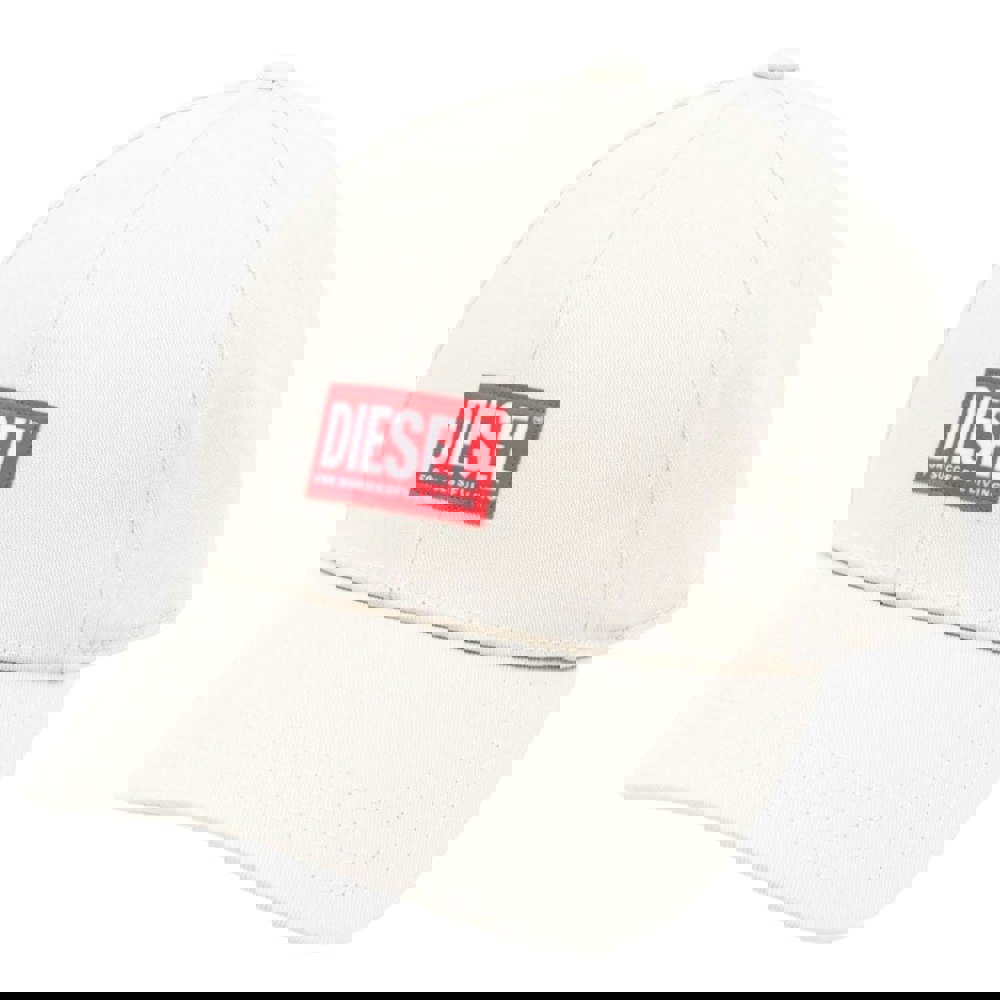 Diesel Patch Logo White Cap S