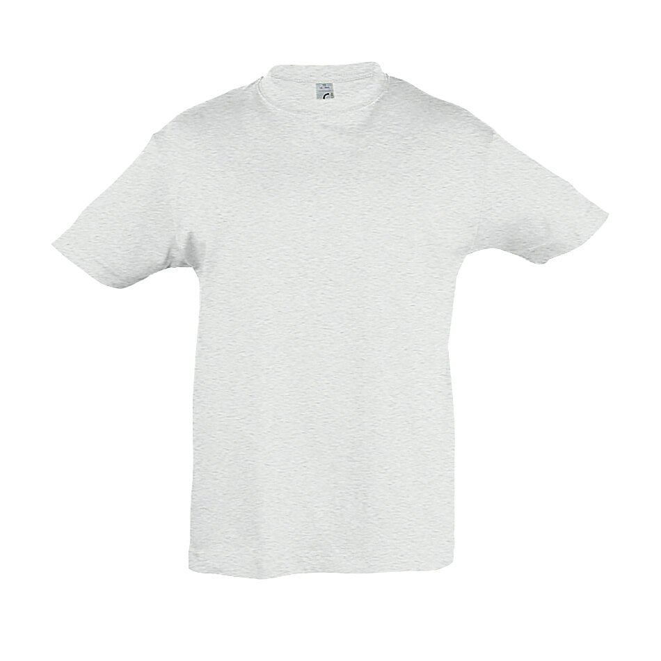 SOLS Kids Regent Short Sleeve T-Shirt - Ash - Ash - 100% Cotton