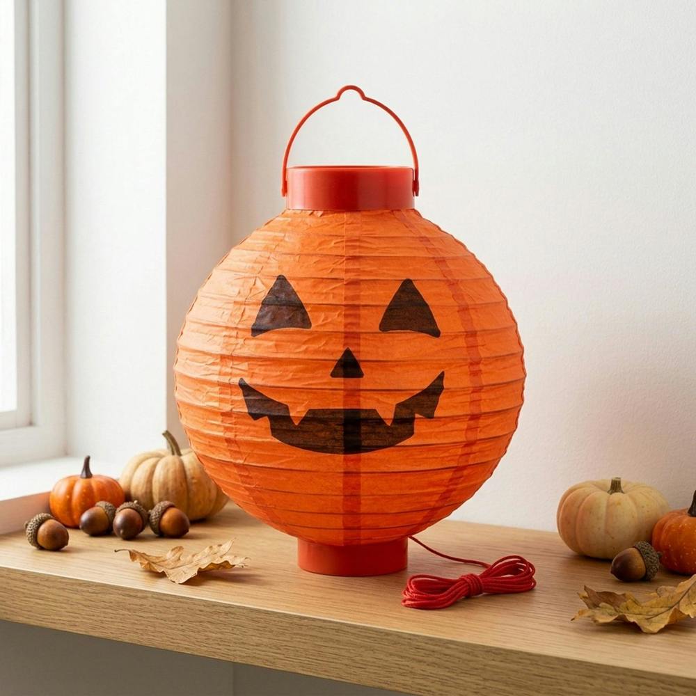 Garden Greatness Halloween Pumpkin Light Up Lantern