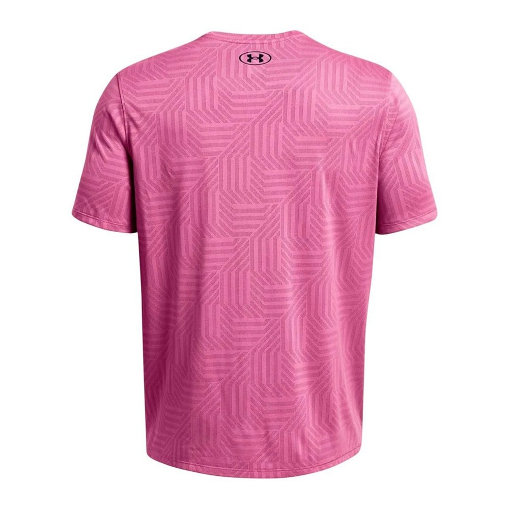 Under Armour Mens Tech Geotessa Vent T-Shirt - Pink