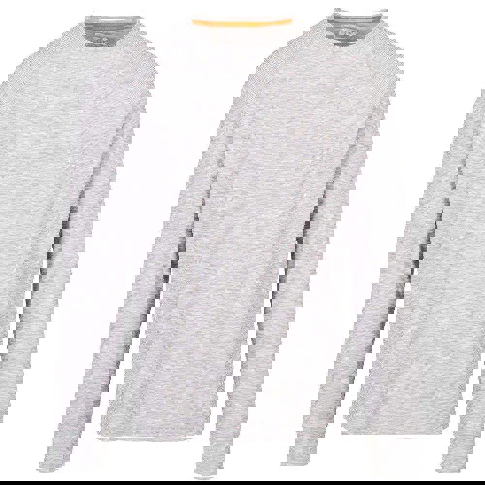 Trespass Mens Callum DLX Long-Sleeved T-Shirt - Platinum Marl