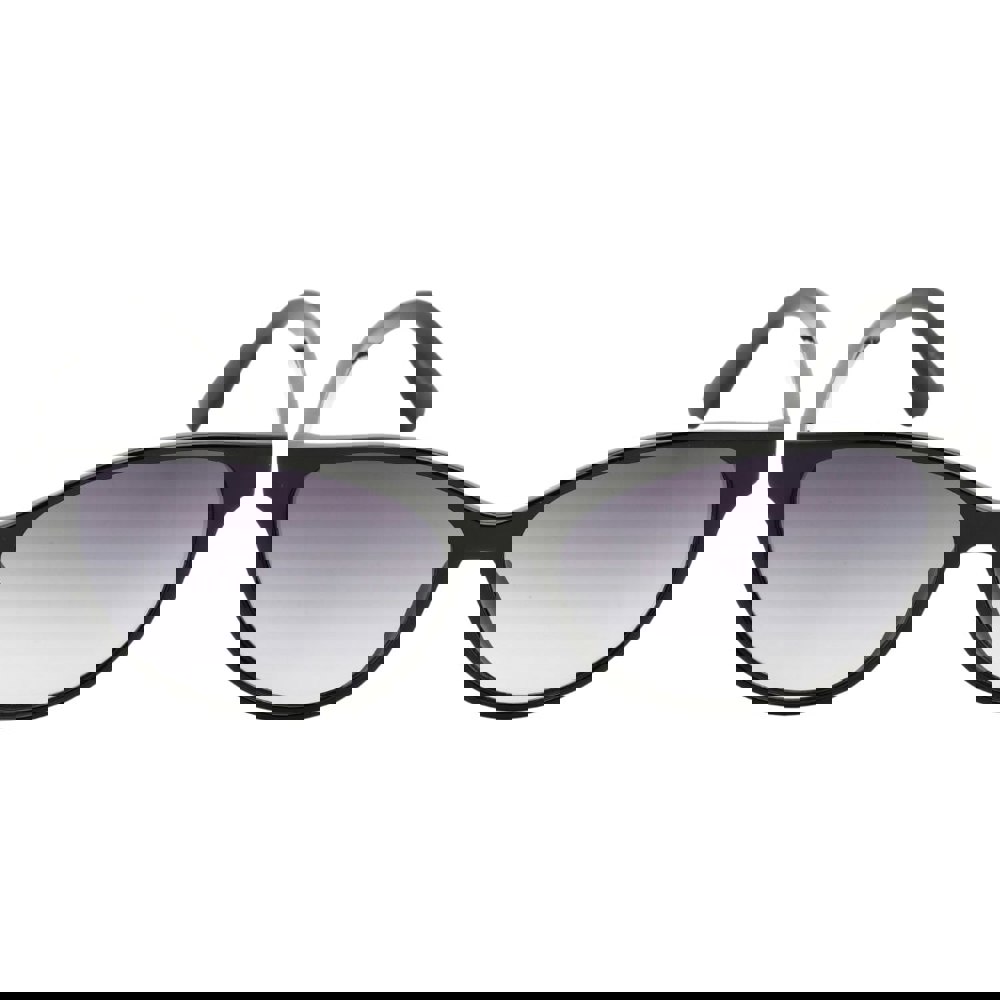 Calvin Klein Grey Gradient Black Sunglasses One Size