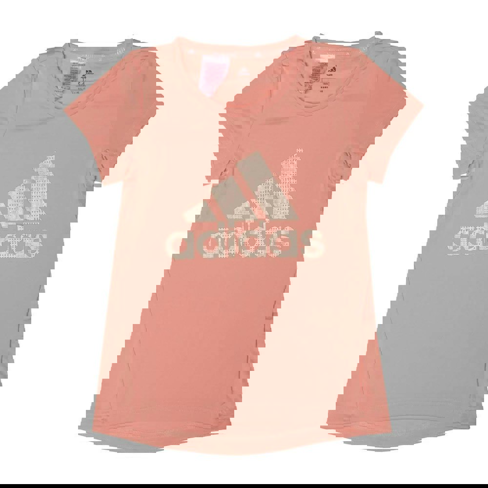 Adidas Childrens/Kids Holiday T-Shirt - Pink