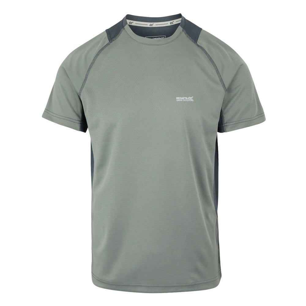 Regatta Mens Virda IV T-Shirt - Glacier/Stormy Weather
