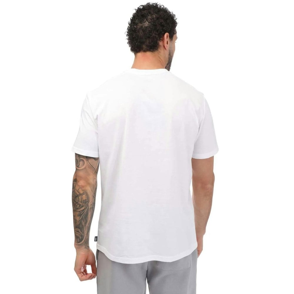 DKNY Mens Logo Polycotton T-Shirt - White